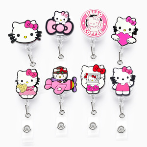 AMZ ที่ขายดีที่สุดในญี่ปุ่นอะนิเมะ Hello Cat PVC ป้ายหดได้คลิปท็อปเปอร์สำหรับโปรโมชั่นของขวัญโรงเรียน - Product Image 1