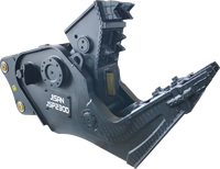 Concasseur de roche et de béton hydraulique JISAN 25T, attache pour excavatrices de 6 à 40 tonnes, certifié CE, garantie d'un an, mâchoire de 880 mm