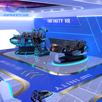 Infinity VR Game Center Proyecto comercial de realidad virtual Parque de atracciones comercial Interior 9D VR Parque temático Simulador Hardware