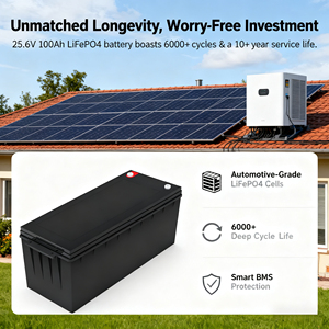 Batterie Shanghui SH-CB-LFP-25.6V200AH-01 polyvalente, populaire pour la certification, 6000 cycles, fonctionnement 20C-55C, 16 cellules - Product Image 3