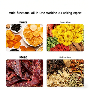 Deshidratador de Alimentos de Acero Inoxidable de Primera Calidad con 10 Bandejas y 1000W, con Control de Temperatura Ajustable para Secado de Alimentos en el Hogar - Product Image 6