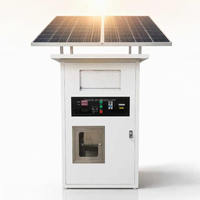 Máquina Expendedora de Agua Solar YISO, Dispensador de Agua Potable con Energía Solar, Kiosco de Agua Solar