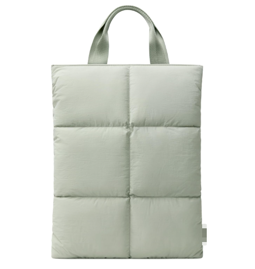 Nylon Laptop Sleeve Pouch Bag Quilted Puffer Tablet Carrying Case Handle Pillow Any Size Customizable for Work Use