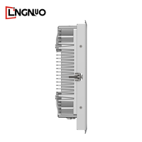 Panel PC Industrial de 12.1 Pulgadas con Pantalla Táctil Capacitiva Sin Ventilador, Monitoreo de Energía Eólica, Aleación de Aluminio, Seis Puertos COM, Resistente al Polvo, HD