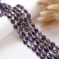 14*10mm cristal naturel Agate pierre ovale poli énergie pierres précieuses en vrac perles pour la fabrication de bijoux mode collier Bracelets