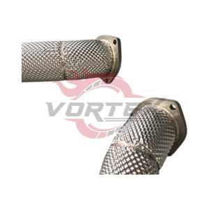 Collecteur d'échappement catalyseur haute performance en acier inoxydable 304 Vortex pour Aston Martin DBX 4.0T V8 2020-2025 avec bouclier thermique sans voyant d'avertissement (CEL) - Product Image 3