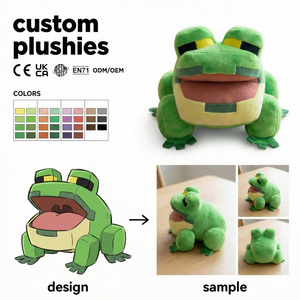 ของเล่นตุ๊กตาออกแบบได้ตามต้องการผู้ผลิตทำการ์ตูนตัวละครมนุษย์ของเล่นจำลองที่ทำจากขนสัตว์แมวโมเฟอร์ - Product Image 3