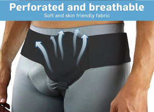 <span class=keywords><strong>Ceinture</strong></span> de soutien de compression pour <span class=keywords><strong>hernie</strong></span> abdominale inguinale ventrale <span class=keywords><strong>ombilicale</strong></span> rembourrée en gros pour hommes - Product Image 4