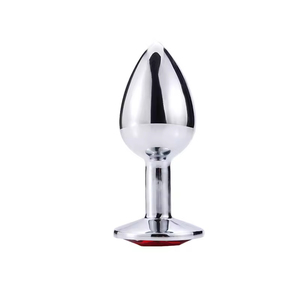 Juguetes sexuales anales para parejas, tapón anal de metal de acero inoxidable con joyería de cristal, consolador vibrador, tapón anal de tacto suave - Product Image 6