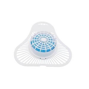 Xdh186 Écrans d'urinoir en plastique EVA anti-éclaboussures avec logo personnalisé et désodorisant blanc - Product Image 1