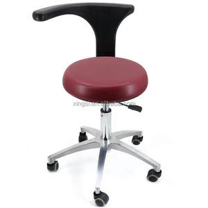 Dentale DELL'UNITÀ di elaborazione di Cuoio Regolabile in Altezza Del Piede Controllata del Medico Mobile Sgabello Sedie Con Girevole Bracciolo Dello Schienale - Product Image 2