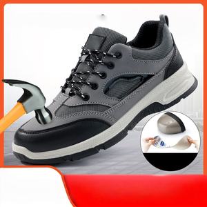 รองเท้าเซฟตี้ Jessubond รุ่นใหม่ ป้องกันการเจาะทะลุ  วัสดุไมโครไฟเบอร์  รองเท้าทำงานแบบมีหัวเหล็ก ระบายอากาศได้ดี - Product Image 2