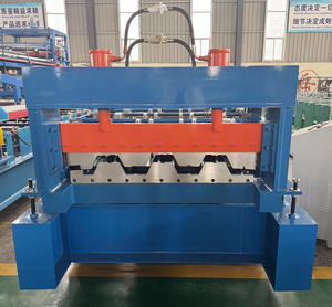 Galvanizli Çelik Yumuşak Çelik Döşeme Levhası Rulo Şekillendirme Makinesi - Product Image 5
