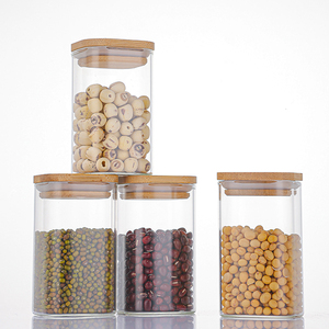 Bocaux en verre personnalisés <span class=keywords><strong>de</strong></span> différentes tailles, verrerie <span class=keywords><strong>de</strong></span> <span class=keywords><strong>conservation</strong></span>, récipients en verre, bocaux <span class=keywords><strong>de</strong></span> rangement pour cuisine, bocaux à épices en verre - Product Image 3