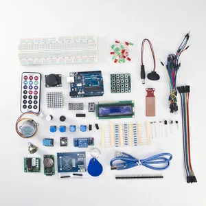 Electronic Components Students Open Source Most Complete Master Un R3 Board Lcd1602 Learning Kits For Ardui Starter Kits