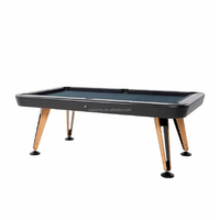 Table de billard commerciale et domestique haut de gamme, moderne, sur mesure, en ardoise, 3-en-1, 7, 8 et 9 pieds, pour billard américain (8 boules) - Vente en gros usine