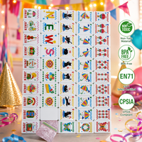 Jeu de Mahjong Américain Thème Animaux de Compagnie de Luxe, Tuiles Modernes en Acrylique, Portable, Écologique, Dos Rose Nacré, Tuiles Joker Colorées, Social