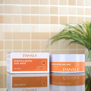 Crema Capilar de Queratina 100% Natural y Orgánica OEM, Tratamiento Nutritivo para Cabello Seco y Dañado, Ingredientes Herbales Veganos, Refrescante - Product Image 1