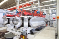 Máquina de fabricación de tubos de drenaje corrugado de doble pared HDPE línea de producción de tubos corrugados de plástico