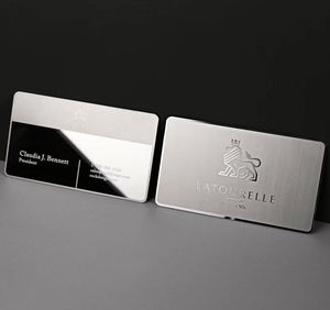Etiquetas de Identificación para Tarjetas de Crédito a Bajo Precio, Corte Láser, Metal Moderno - Product Image 6