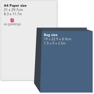 Bolsa de Regalo Mediana UK Greetings para Ella/<span class=keywords><strong>Amiga</strong></span> |   Bolsas de Regalo para <span class=keywords><strong>Cumpleaños</strong></span>/Bodas/<span class=keywords><strong>Felicidades</strong></span>/Navidad/Año Nuevo |   Diseño Rosa - Product Image 6