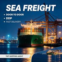 Agent de transit maritime le moins cher pour la consolidation de fret, agent d'expédition DDP porte-à-porte, logistique maritime, gestion de commandes mixtes 1688 vers les États-Unis (CA)