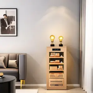 Elektrischer High-End-Lounge-Möbel kühler aus spanischem Zedernholz für Zigarren