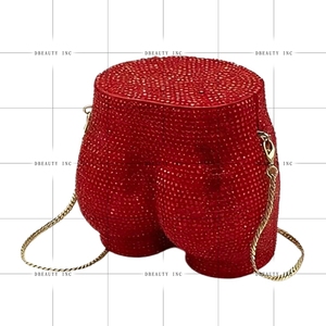 Women's Sparkling Rhinestone <b>Clutch</b> Unique Evening Handbag Crystal Dinner Purse for Party - Product Image 2
