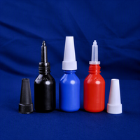 Colle UV, protection anti-UV, petite bouteille noire vide, colle inodore, bouteille avec buse de distribution, 10 ml