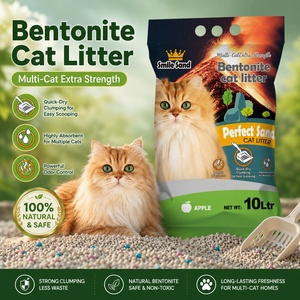 Arena para Gatos con Aroma a Manzana, Ecológica, de Bentonita, de Gran Aglutinación, Control de Olores Duradero, Bajo Contenido de Polvo, Segura, la Más Vendida - Product Image 1
