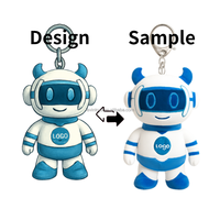 Peluche robot personnalisée, mascotte jouet en peluche OEM, poupée de dessin animé douce personnage AI en peluche pour événements sportifs, équipes et clubs