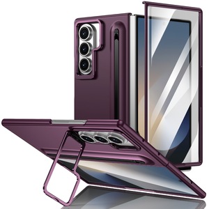 Cover per Telefono Pieghevole Z Fold7 con Supporto per Lente Retrattile, Slot Nascosto per Penna, Pellicola Frontale Integrata, Custodia Anti-Caduta per Samsung Z Fold8 Ultra - Product Image 1