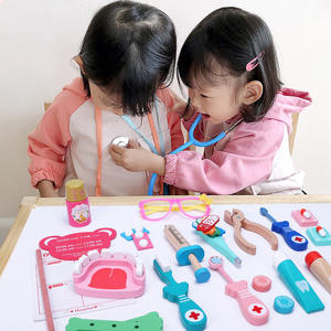 <span class=keywords><strong>Valise</strong></span> médicale de jeu de rôle de premiers soins pour filles, trousse de jeu, jouets éducatifs, trousse de <span class=keywords><strong>docteur</strong></span> pour enfants - Product Image 4