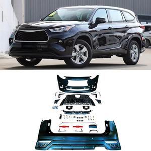 Kit carrosserie de haute qualité pour <span class=keywords><strong>Toyota</strong></span> Highlander <span class=keywords><strong>Crown</strong></span> Kluger, pare-chocs avant et arrière, calandre, phares, mise à niveau 2022-<span class=keywords><strong>2023</strong></span> vers LX - Product Image 4