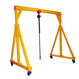 Various Mechanical Equipment 2000kg Lifting Mobile <b>Small</b> Portable Crane with 4 <b>Wheels</b> Motor & Gearbox Hoist - Product Image 6