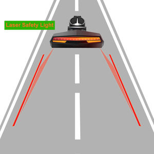 Nouvelle arrivée alarme vélo feu de freinage vélo voie vélo feu arrière système - Product Image 5