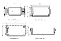 PZEM-015 10A/50A/100A/200A/300A testeur de batterie numérique compteur d'énergie capacité de puissance impédance testeur d'électricité résiduelle shunt