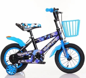 Fabbrica 14 pollici <span class=keywords><strong>bici</strong></span> a velocità singola per bambini <span class=keywords><strong>da</strong></span> ragazza bicicletta con ruote <span class=keywords><strong>da</strong></span> allenamento in acciaio alluminio forcella ordinaria pedale V freno Venti - Product Image 3