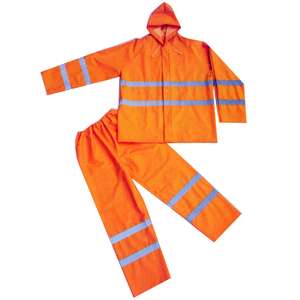 SLF-9025 imperméable à l'eau respirant construction randonnée porte sécurité travail longue pluie porter costume manteau - Product Image 4