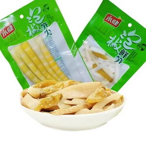 Aperitivos casuales picantes Especialidad asiática Aperitivo chino Chile encurtido y <span class=keywords><strong>brotes</strong></span> <span class=keywords><strong>de</strong></span> bambú frescos 220g - Product Image 1
