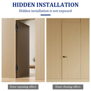 लोकप्रिय न्यूनतम नरम समापन एल्यूमीनियम मिश्र धातु हाइड्रोलिक समायोज्य हिंग 130 डिग्री 182x30 मिमी अदृश्य छिपा हुआ टिका - Product Image 4