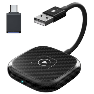 Adaptateur <span class=keywords><strong>Carplay</strong></span> sans fil Dongle Filaire vers sans fil Adaptateur <span class=keywords><strong>CarPlay</strong></span> Usb Type C Android Auto Dongle Car Play Converter pour <span class=keywords><strong>Apple</strong></span> - Product Image 1