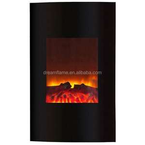 Chimenea de <span class=keywords><strong>Leña</strong></span> 2023, Mesa de Fuego, Estufa, <span class=keywords><strong>Ventilador</strong></span> de Pared, Inserto Colgante Redondo Ef-17005P-V05, Chimenea Eléctrica Costway - Product Image 2