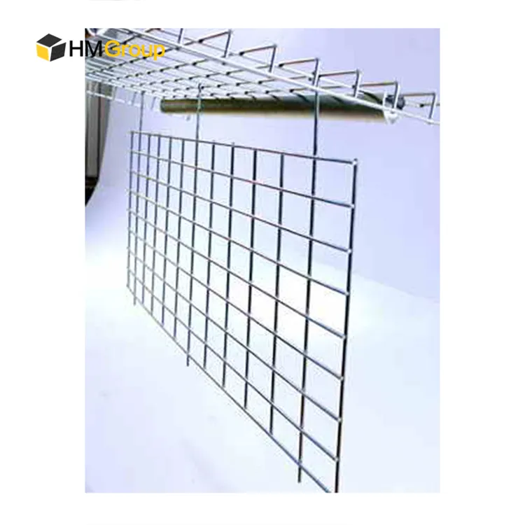 Custom warehouse welded galvanized shelving hanging pallet rack metal wire mesh dividers for decking