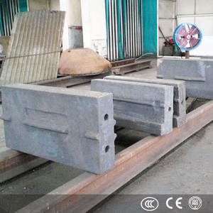 Barra de Impacto de Acero con Alto Contenido de Manganeso para Trituradora de Piedra Caliza, Piezas de Repuesto con Insertos de Cerámica - Product Image 4