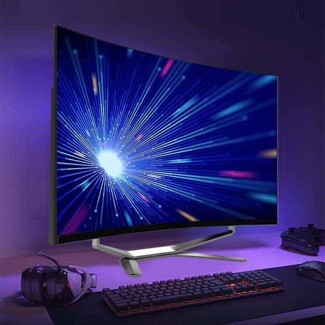 27 Inch All in One Curved Pc Gaming Pc Full Set up Pc All-in-one Pc Gamer Full Oem Pc