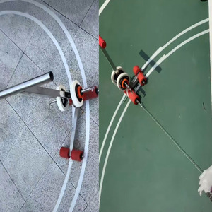 Máquina Profesional Portátil para Marcar Pisos con Cinta Adhesiva, Aplicador Manual Ajustable para Líneas de Baloncesto, Parques de Diversiones Interiores - Product Image 5