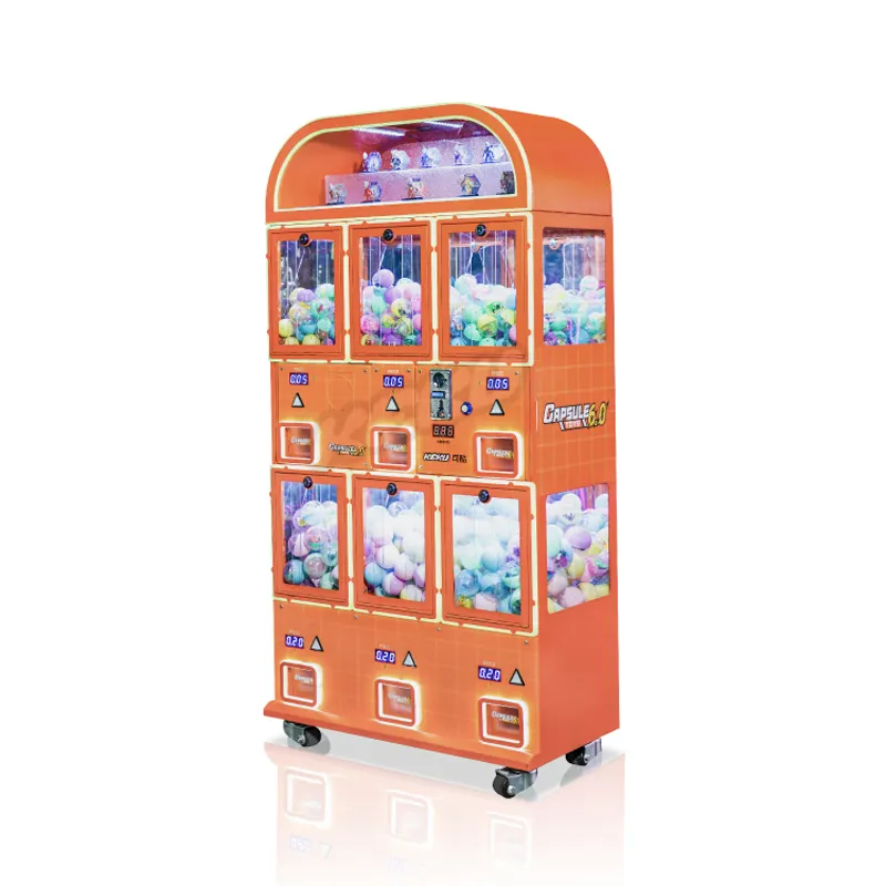 Fábrica 2024 Venta caliente Arcade Juguetes de cápsulas que funcionan con monedas Gashapon Equipo de venta de juguetes para niños Máquina de juegos
