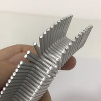Agrafes en aluminium 801 en forme de U pour la fermeture des boyaux, compatibles avec la plupart des machines à agrafes
