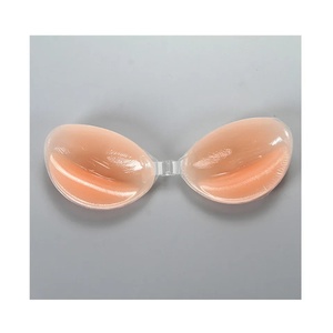 Invisible auto-adhésif Silicone poitrine pétales fermeture avant Gel dos nu épais Massage tasse Sexy <span class=keywords><strong>femme</strong></span> intimes accessoires - Product Image 6